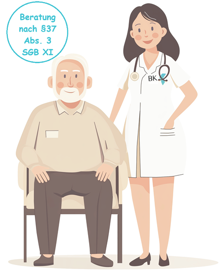 BK HomeCare steht Ihnen mit vielen Leistungen zur Seite.